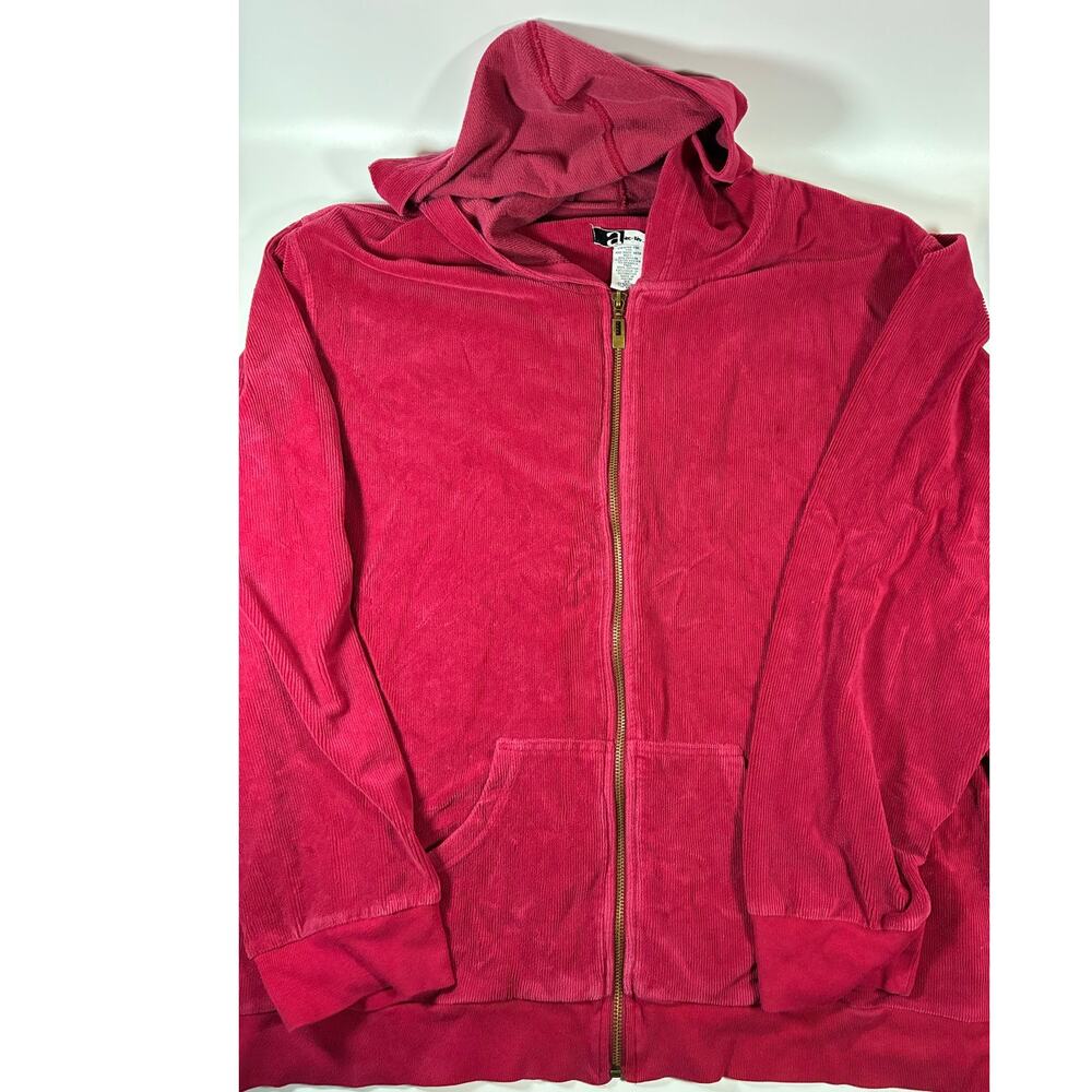 Womens Plus Size Hoodie Jacket, Activology, Size 3x